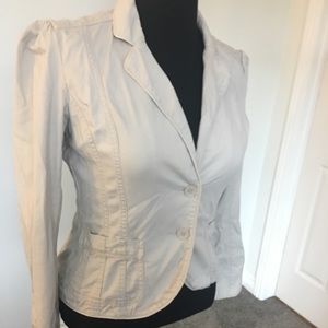 H&M cream blazer/jacket